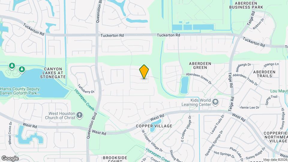 16522 Grenada Falls Dr Map and Location Details