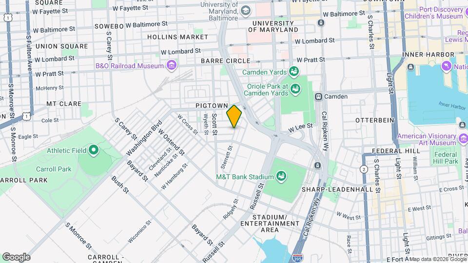 802 Mangold St Map and Location Details