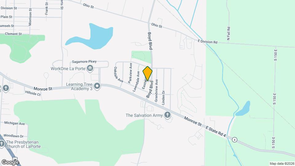 107 Eastwood Ave Map and Location Details