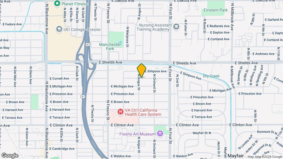 2914 E Cornell Ave Map and Location Details