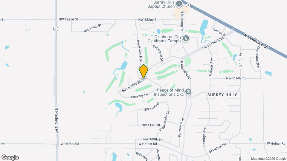 11610 Surrey Hills Blvd Map and Location Details