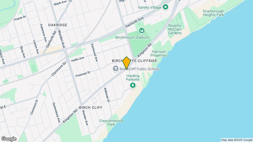 Birch Cliff Co-op Map and Location Details