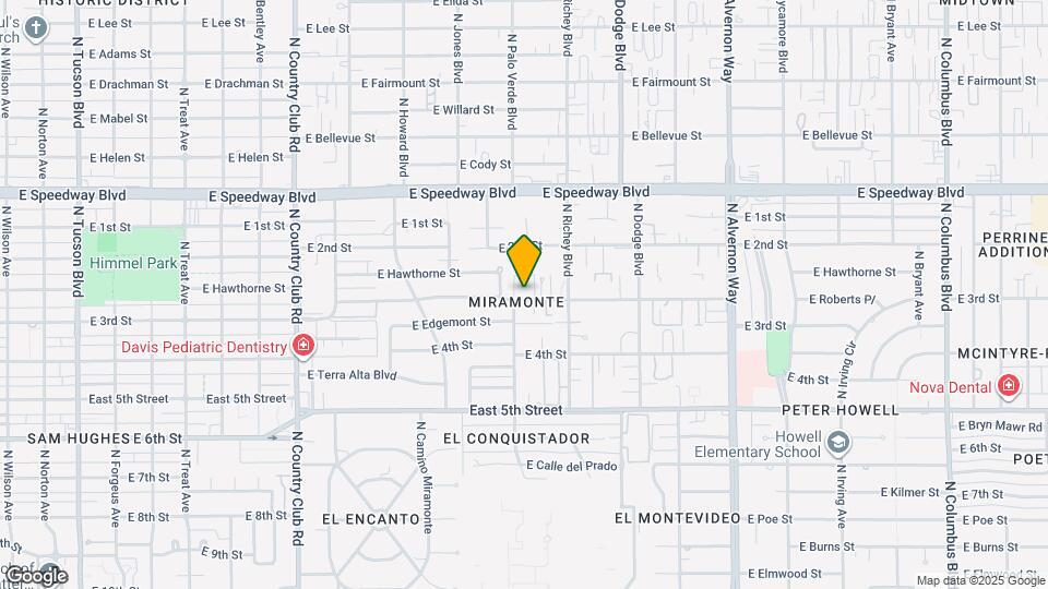 3501 E 3rd St Map and Location Details