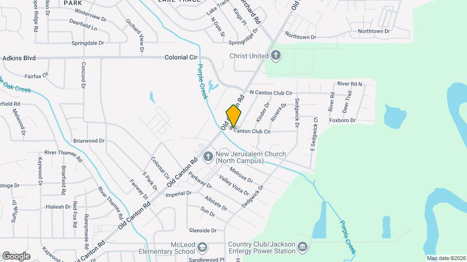119 S Canton Club Cir Map and Location Details