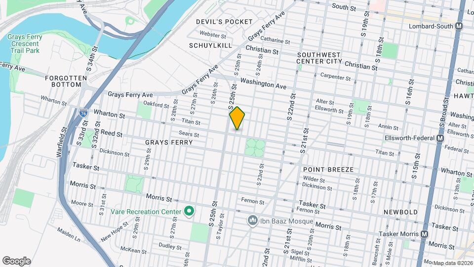 2425 Wharton St Map and Location Details
