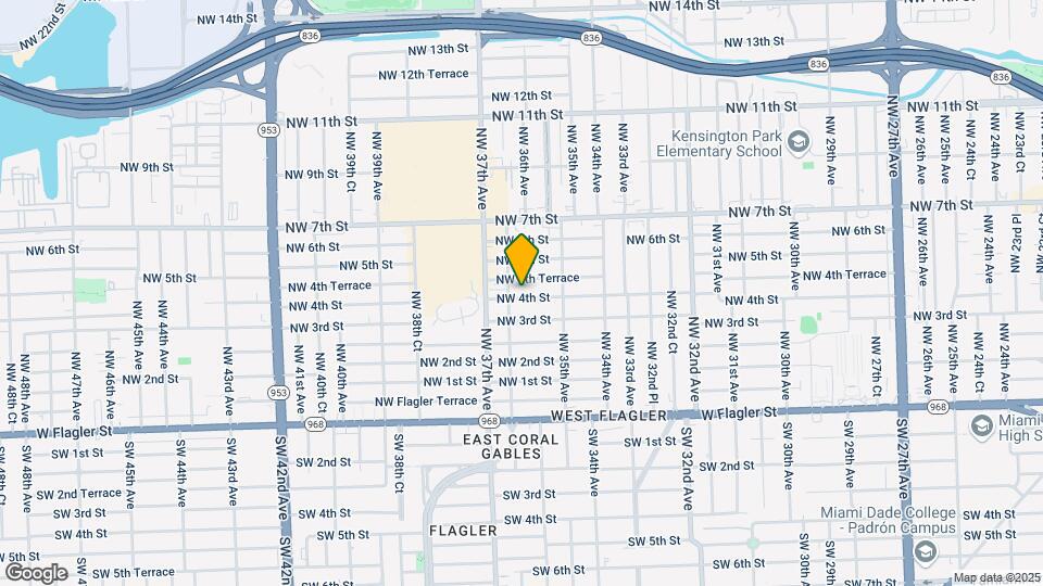 3641 NW 4th St Map and Location Details