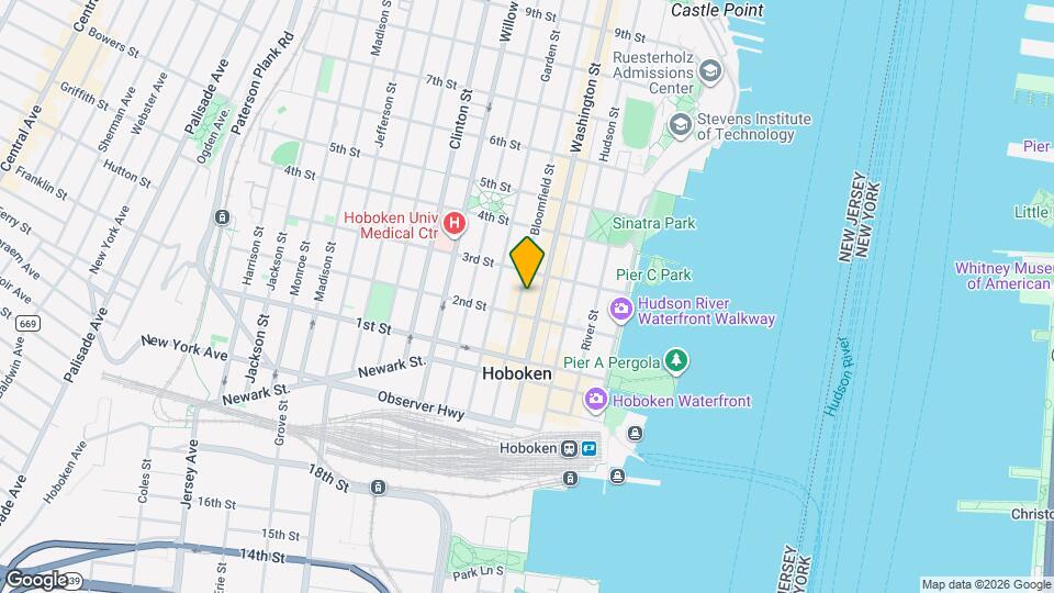 218 Washington St Map and Location Details