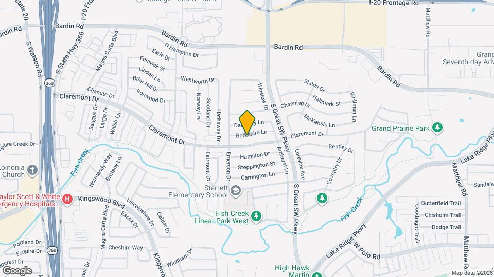 2641 Berkshire Ln Map and Location Details