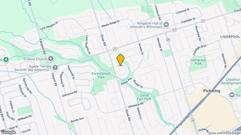 1941 Lydia Crescent Map and Location Details