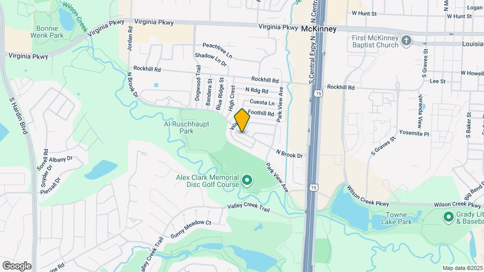 2509 N Brook Dr Map and Location Details