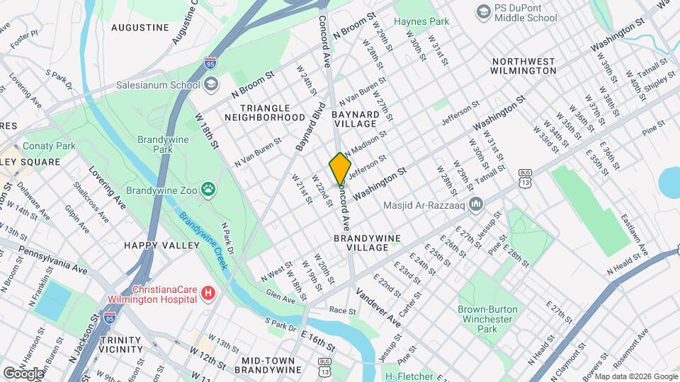 312 Concord Ave Mapa y Detalles de la Ubicación