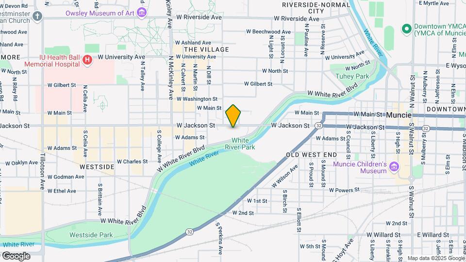1405 W Jackson St Map and Location Details