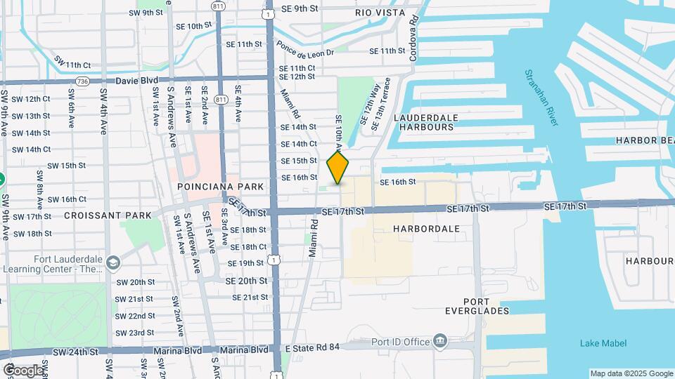 1625 SE 10th Ave Mapa y Detalles de la Ubicación
