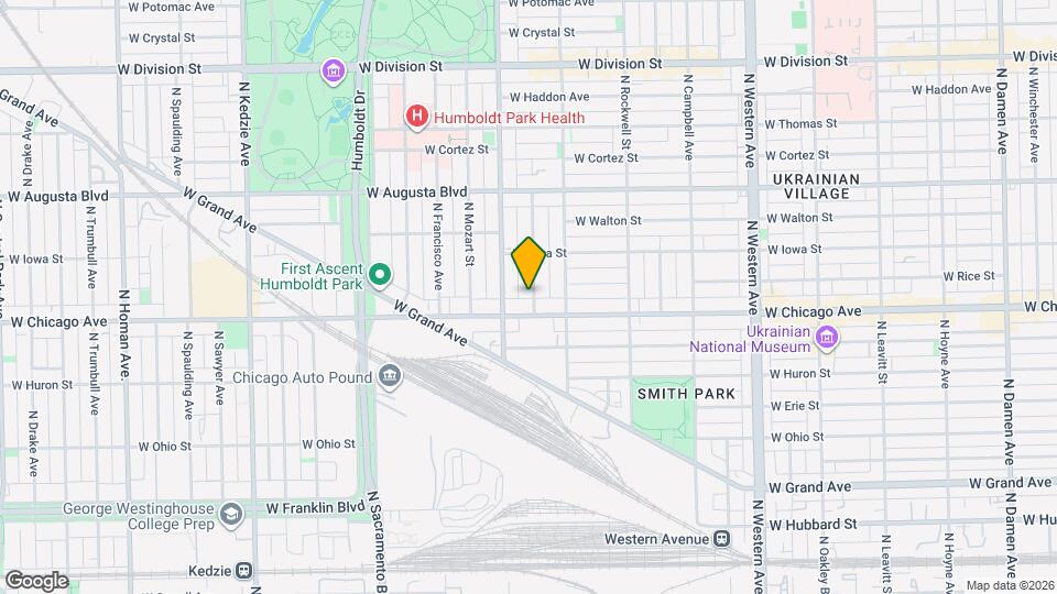 814 N Fairfield Ave, Unit 2 Mapa y Detalles de la Ubicación