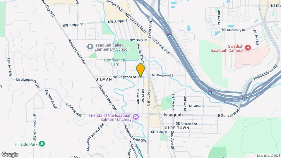 Issaquah Valley Place Map and Location Details