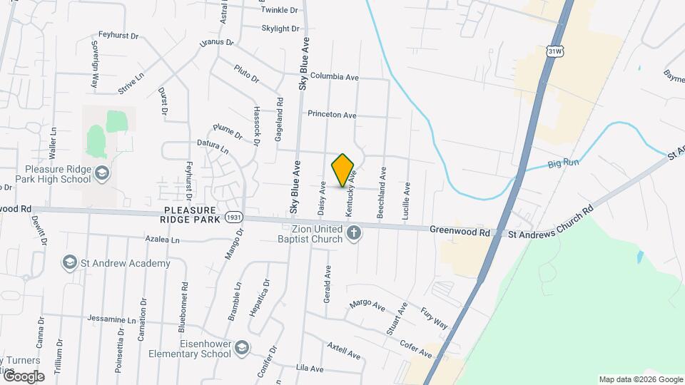 7304 Kentucky Ave Mapa y Detalles de la Ubicación