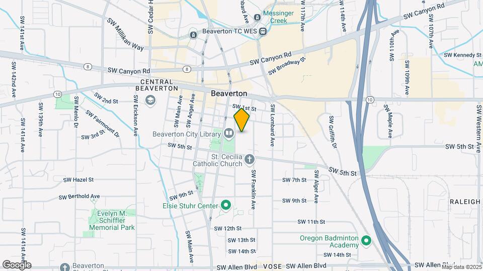 4850 SW Tucker Ave Map and Location Details
