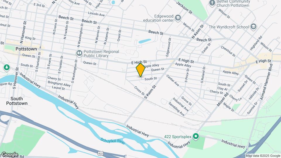 851 South St Map and Location Details