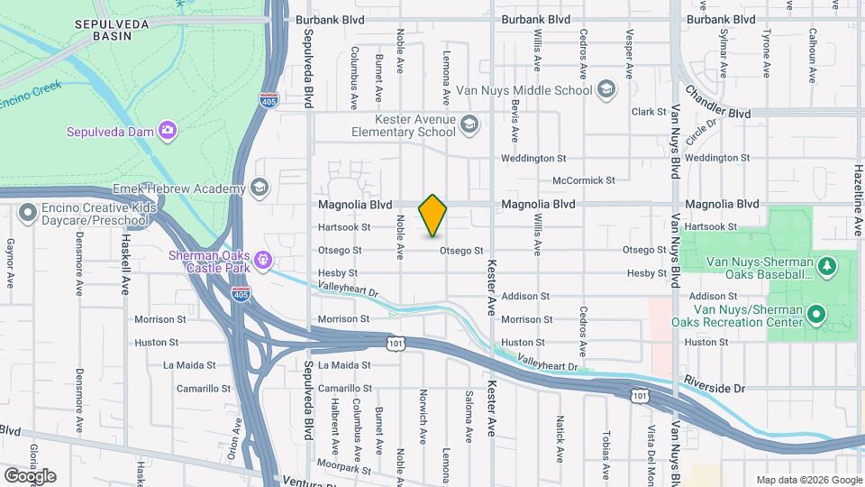 15019 Otsego St Map and Location Details