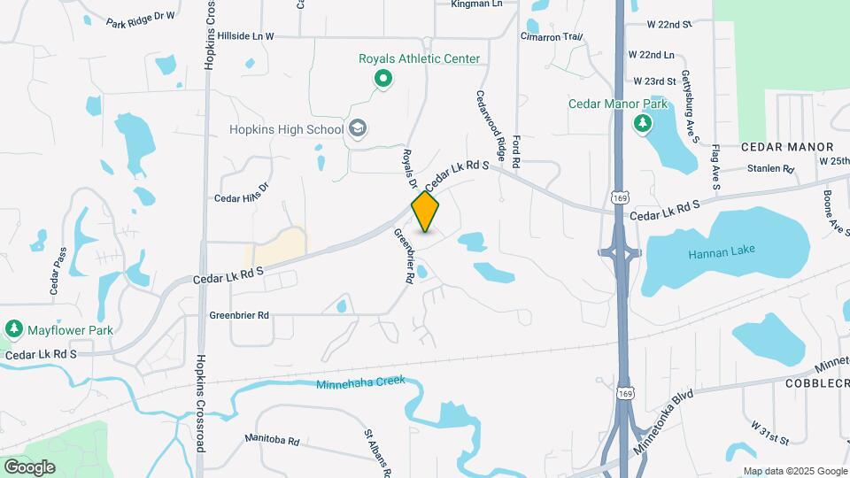 10311 Cedar Lk Rd S Map and Location Details