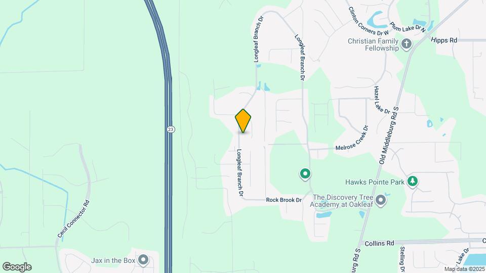 6486 Longleaf Branch Dr Map and Location Details