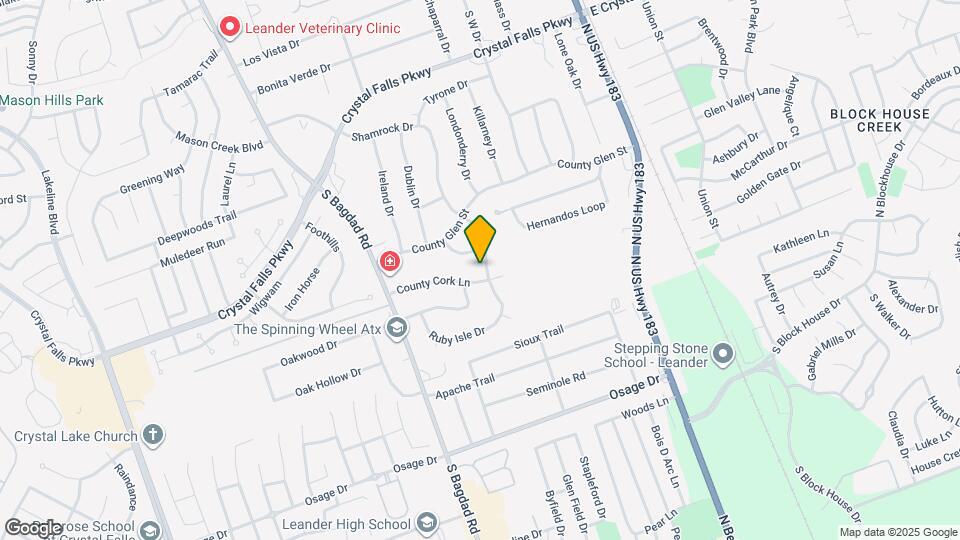 2105 Emerald Isle Dr Map and Location Details