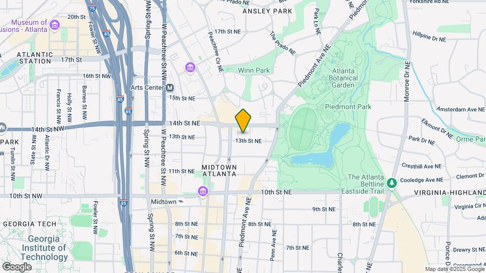 195 14th Street Northeast Mapa y Detalles de la Ubicación