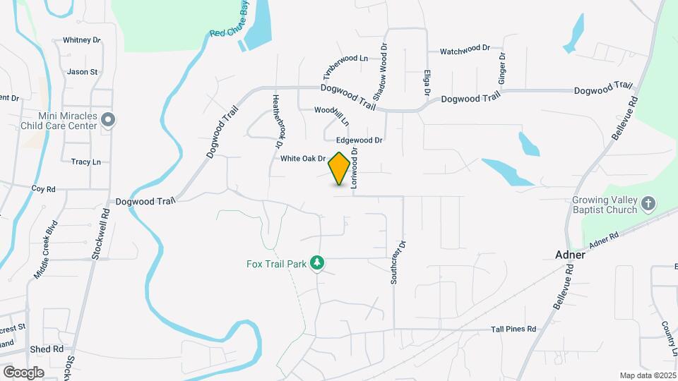 8515 Hollow Bluff Dr Map and Location Details