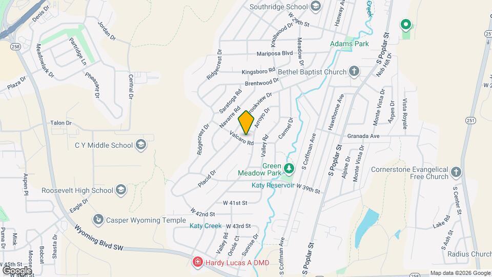 2120 Valcaro Rd Map and Location Details