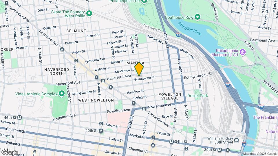 3731 Brandywine St Map and Location Details