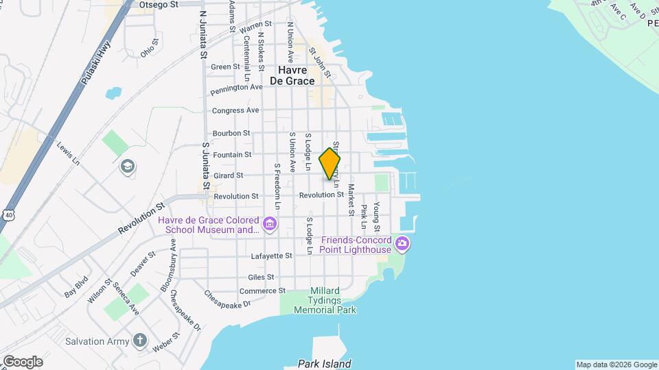 417 S Washington St Map and Location Details