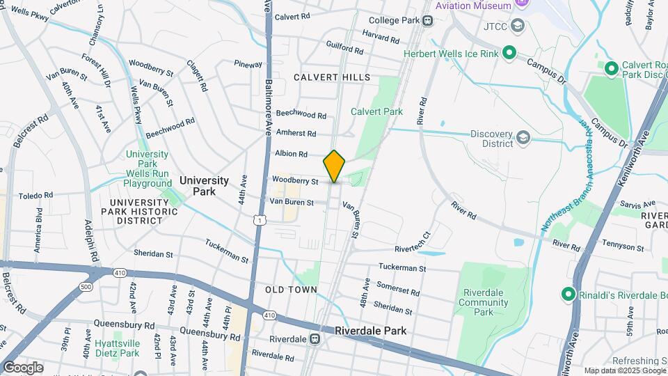 6645 Rhode Island Ave Map and Location Details