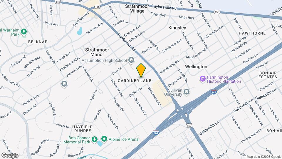 2126 Lancashire Ave Map and Location Details