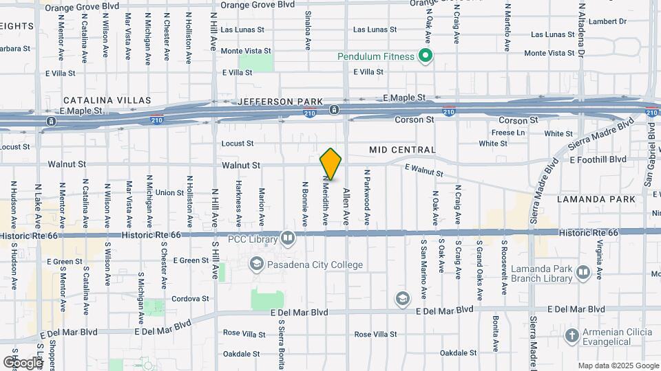 130-134 N Meridith Ave Map and Location Details