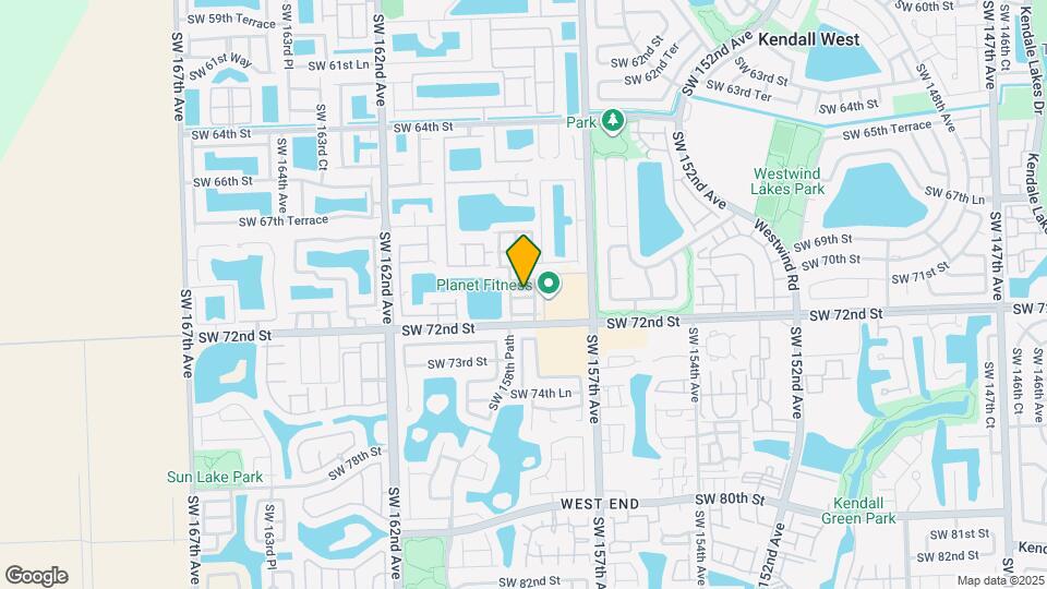 15863 SW 71st St Map and Location Details