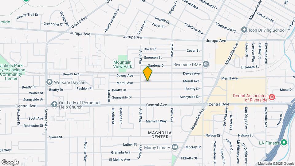 4654 Merrill Ave Map and Location Details