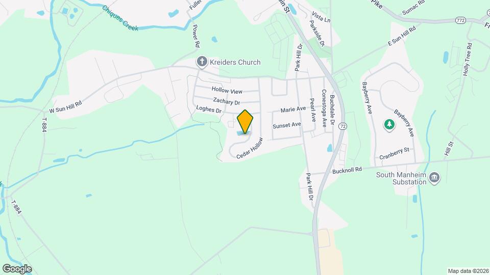 361 Cedar Holw Map and Location Details