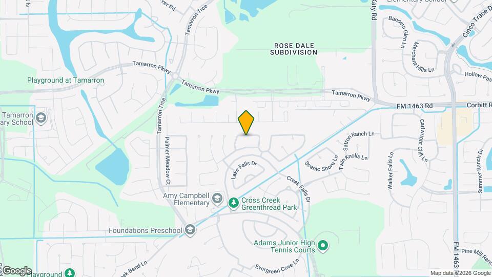 28431 Asher Falls Ln Map and Location Details