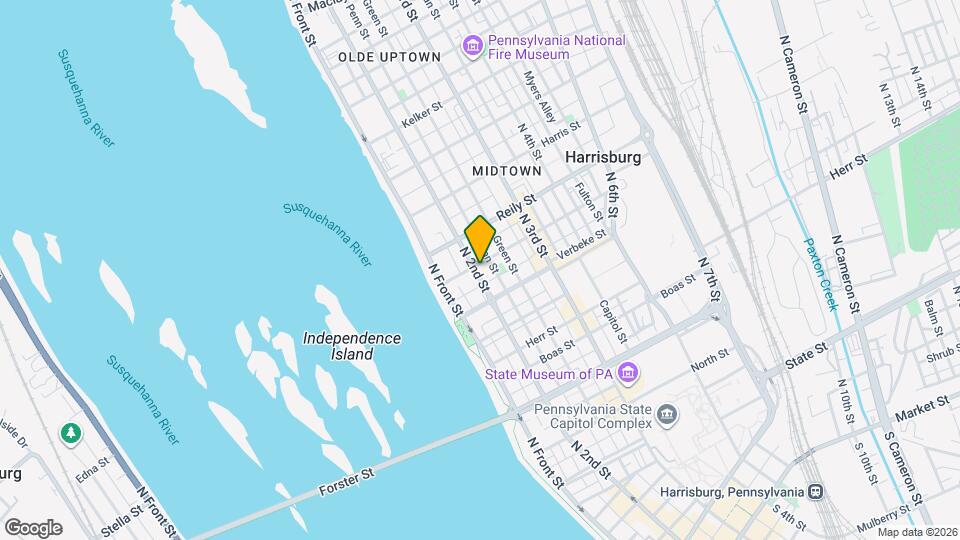 1339 N 2nd St Mapa y Detalles de la Ubicación