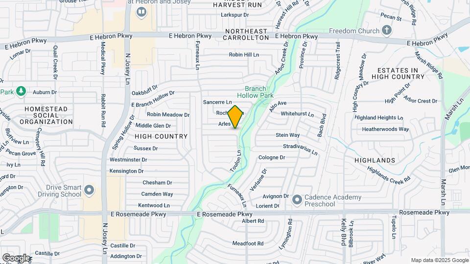 2025 Gardanne Ln Map and Location Details