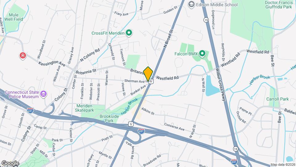 1068 Broad St Map and Location Details