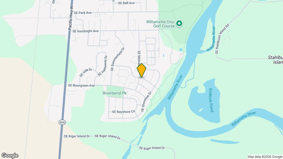 3311 SE Midvale Dr Map and Location Details