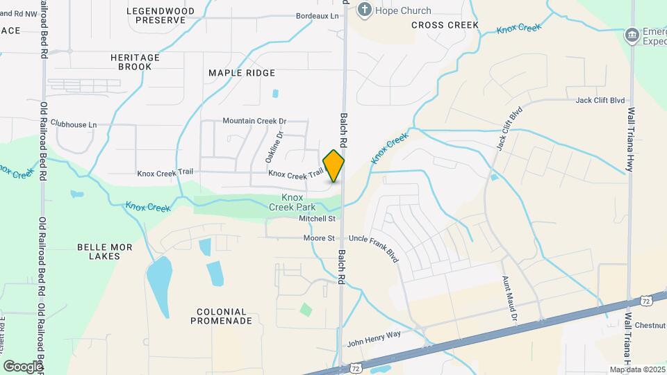 109 Sandy Hollow Dr NW Map and Location Details