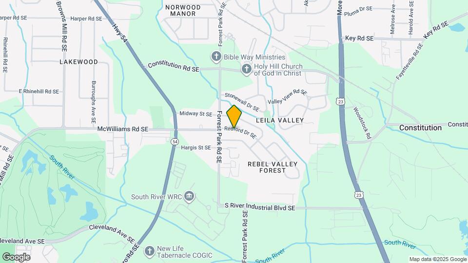 939 Redford Dr SE Map and Location Details