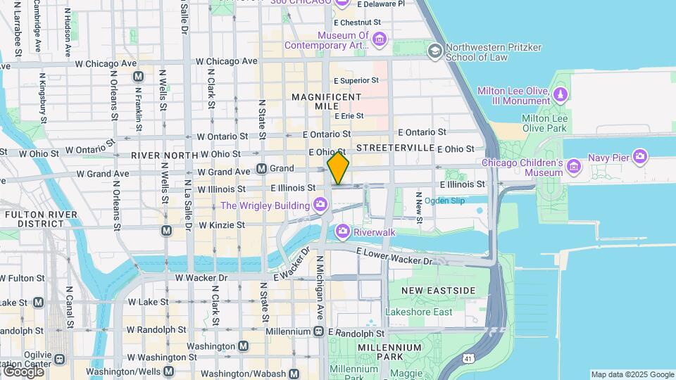 155 E Illinois St Mapa y Detalles de la Ubicación