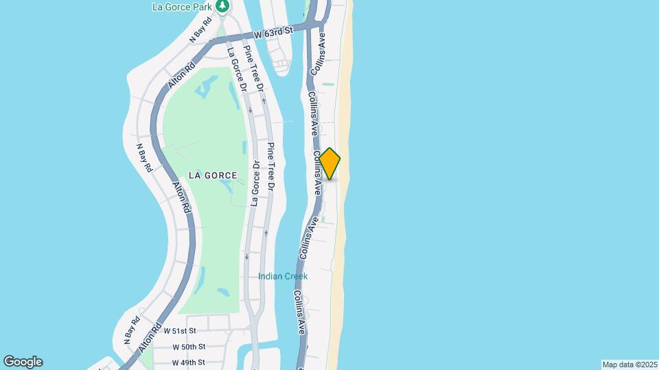 5555 Collins Ave Mapa y Detalles de la Ubicación