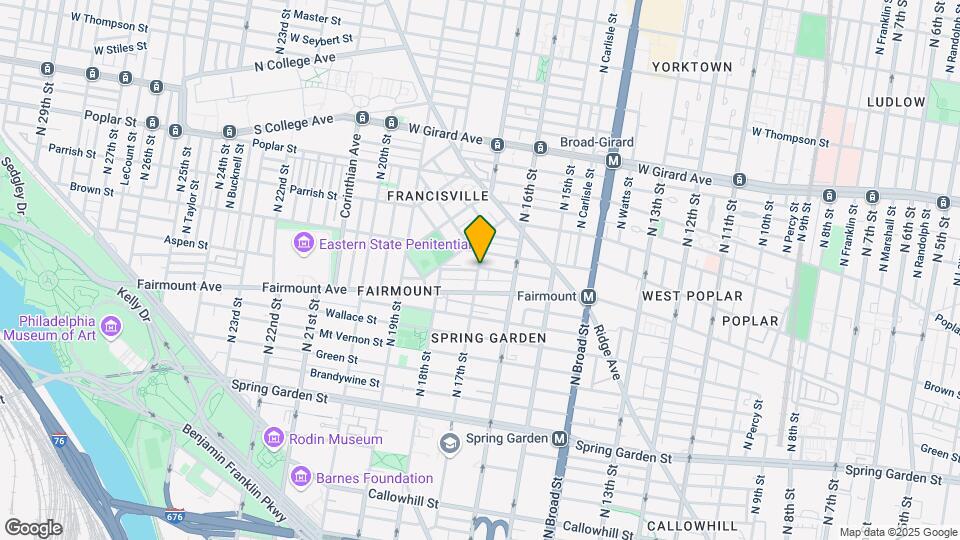 725 N 17th St Map and Location Details