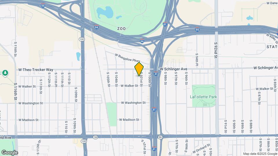 803 S 101st St Map and Location Details