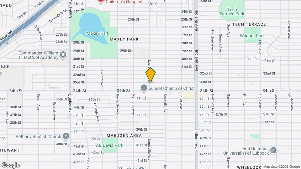 3617 33rd St Map and Location Details