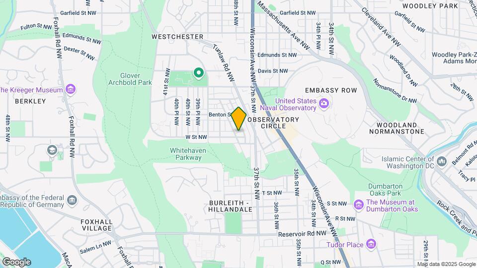 3723 W St NW Map and Location Details